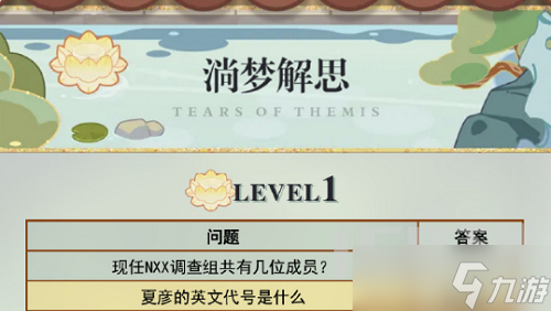 未定事件簿淌梦解思什么答案 簿淌梦解思答案大全攻略