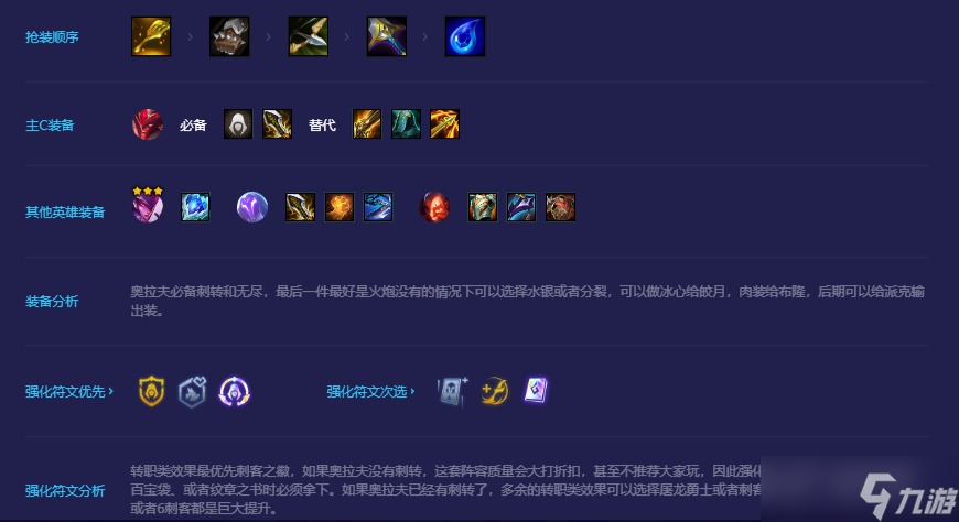 金铲铲之战刺转奥拉夫怎么样