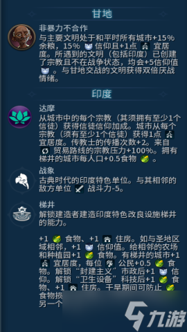 <a id='link_pop' class='keyword-tag' href='https://www.9game.cn/wm6/'>文明6</a>印度(甘地)开局思路及打法介绍