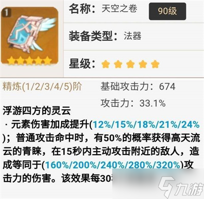 《原神》心海武器推荐图鉴一览