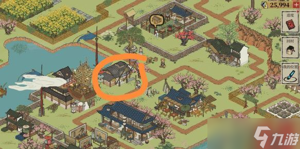 江南百景图桃花村碑文在什么位置-江南百景图桃花村碑文具体位置一览