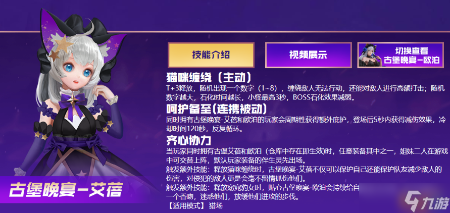 《逆战》艾蓓喵爪有什么用？古堡晚宴艾蓓技能