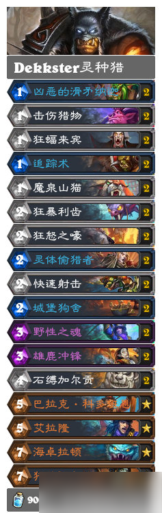 炉石传说新版本纳斯利亚堡的悬案卡组推荐大全