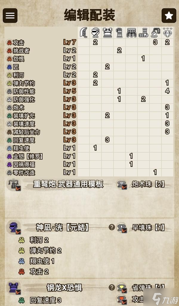 《怪物猎人崛起》曙光炮术盾弩配装分享