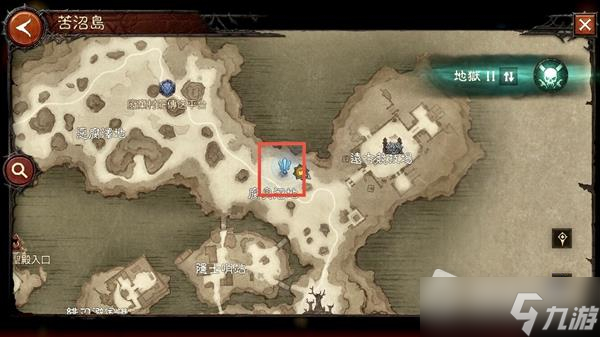 《暗黑破坏神不朽》苦沼岛地图事件位置整理详解