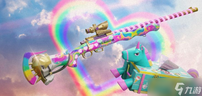 《绝地求生》彩虹小马M24武器皮肤预览