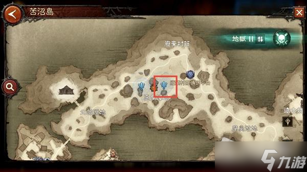 《暗黑破坏神不朽》苦沼岛地图事件位置整理详解