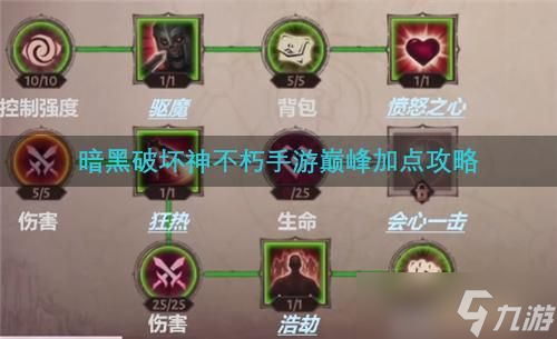 暗黑破坏神不朽手游巅峰加点攻略