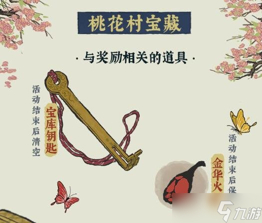 江南百景图桃花村宝库钥匙怎么获取 桃花村宝库钥匙攻略