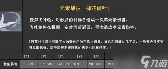 《原神》四星草元素「柯莱」，技能机制和数值分析，提前云评测！