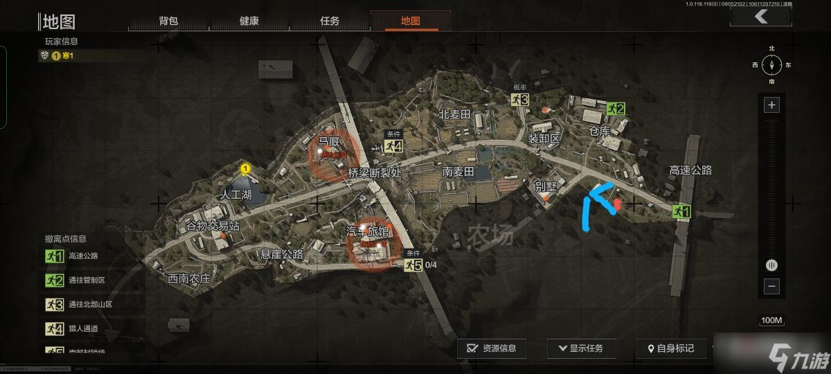 《暗区突围》农场跑刀最速收获路线(图6)