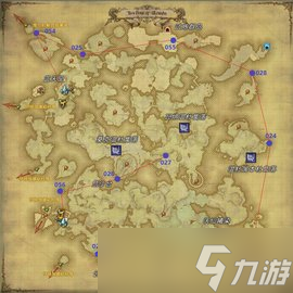 ff14探索筆記各地圖方便快捷的飛行路線示意（二）