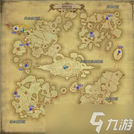 ff14探索筆記各地圖方便快捷的飛行路線示意（二）