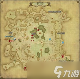 ff14探索筆記各地圖方便快捷的飛行路線示意（三）