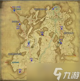 ff14探索笔记各地图方便快捷的飞行路线示意（二）