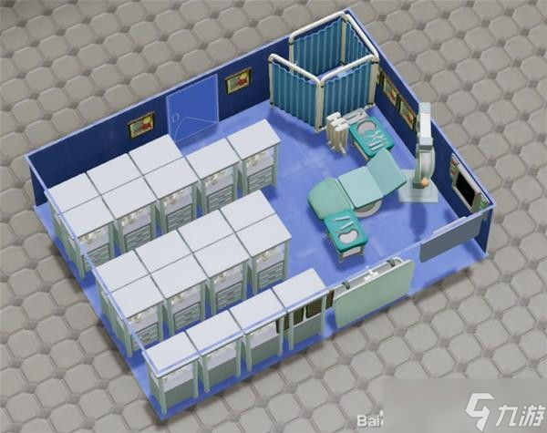 《双点医院》常用房间设备布局参考
