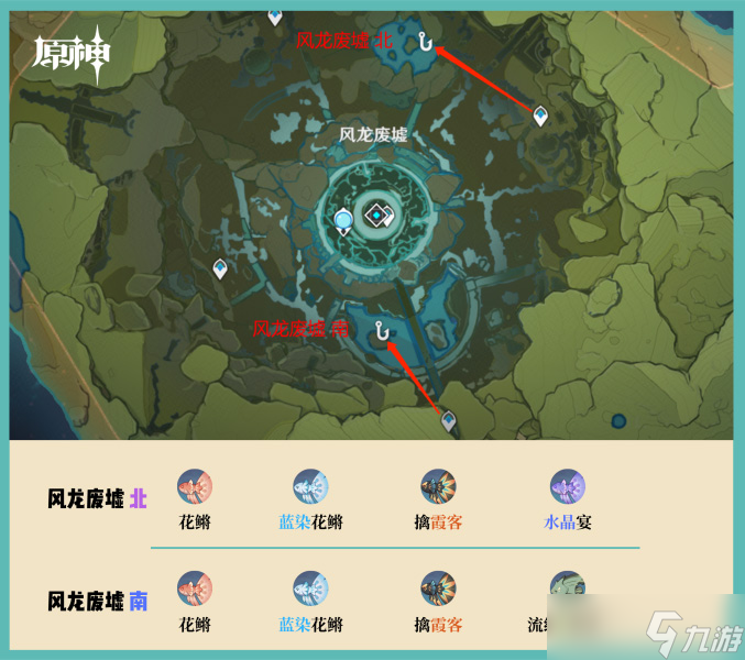 原神2.1蒙得钓鱼点位置介绍