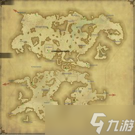 ff14 4.0版本全图风脉泉详细点位