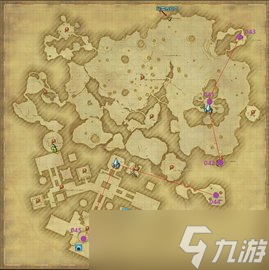 ff14探索笔记各地图方便快捷的飞行路线示意（六）