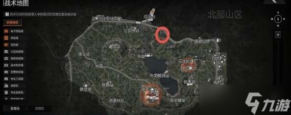 暗区突围南侧的山石位置攻略