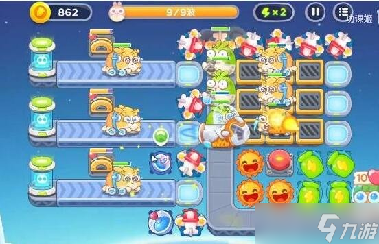 保卫萝卜4太空穿越第58关怎么过 第58关满星攻略