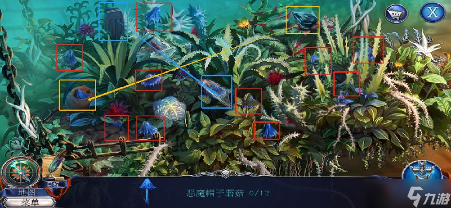 密室逃脱13秘密任务找东西小游戏攻略 密室逃脱13找东西小游戏图解