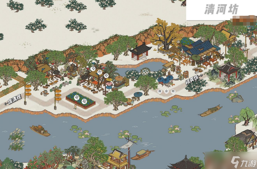 江南百景图杭州府布局