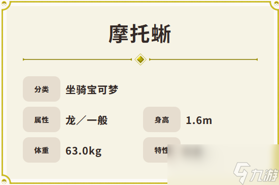 宝可梦朱紫宝可梦摩托蜥有什么特点