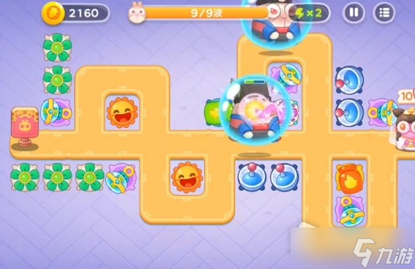 《保卫萝卜4》白萝卜传奇第8关满星攻略