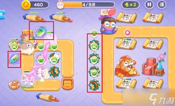 《保卫萝卜4》白萝卜传奇第10关满星攻略