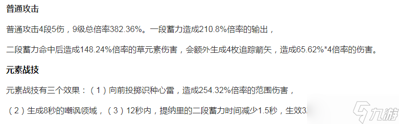 《原神》3.0提纳里值得抽吗？提纳里技能分析