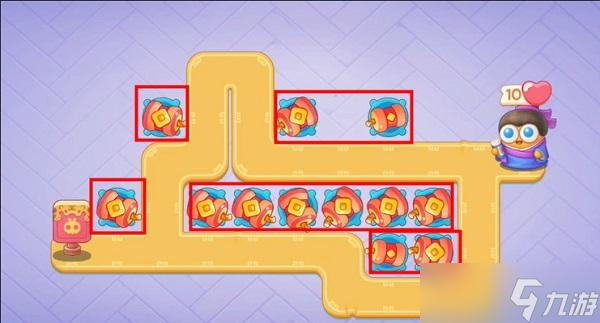 保卫萝卜4白萝卜传奇第六关攻略