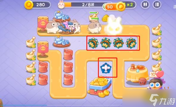 《保卫萝卜4》白萝卜传奇满星通关 白萝卜传奇第十三关攻略