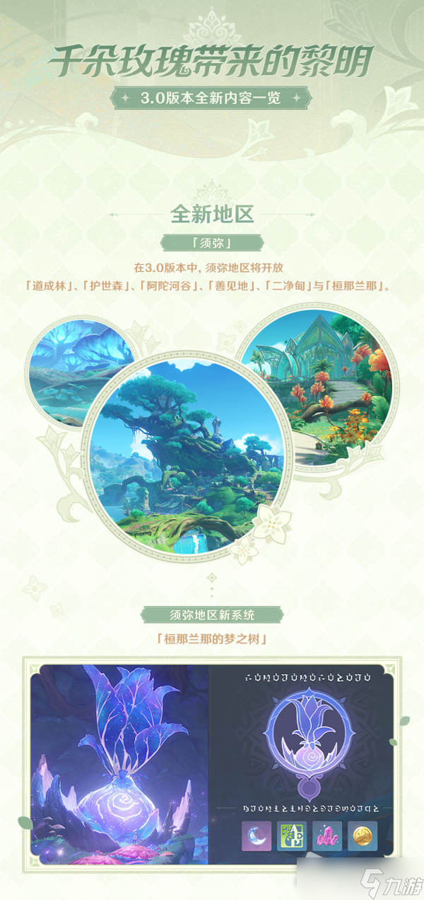 《原神》3.0版本更新内容一览