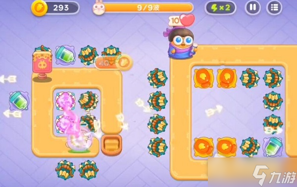 《保卫萝卜4》白萝卜传奇第10关满星攻略