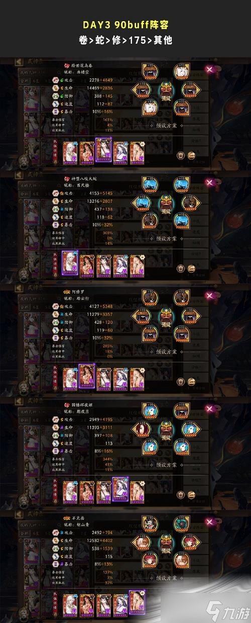 《阴阳师》系梦之刃Day3阵容怎么搭配