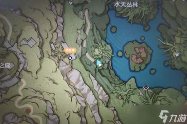 原神晴雨的经纬位置在哪 晴雨的经纬具体位置