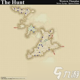 ff14狩猎怪刷新点在哪，ff14萨纳兰地区狩猎B怪刷新点一览