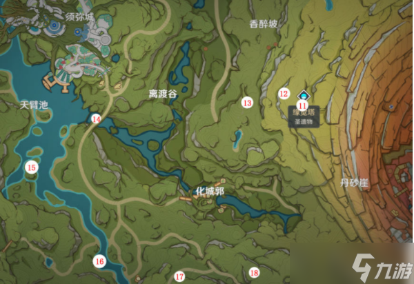 原神兰那罗位置大全