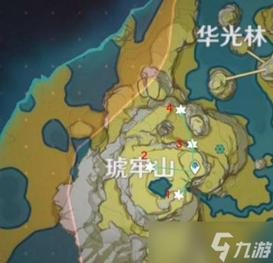 原神石珀采集地点地图 石珀采集地点地图分享