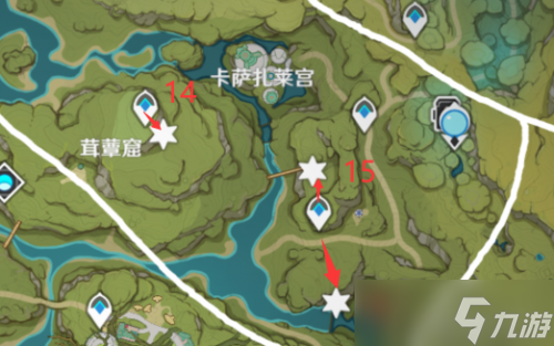 原神帮助76个兰那罗位置大全