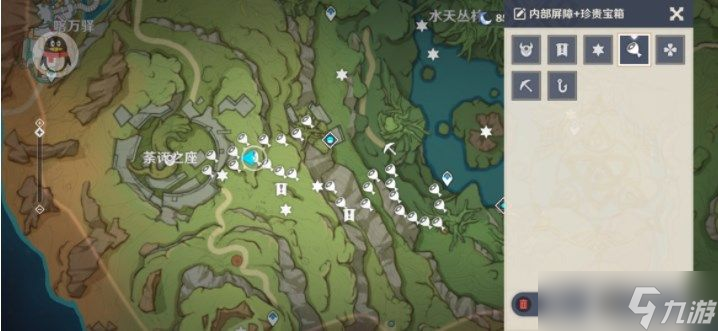 原神有顶塔旁边屏障怎么打开