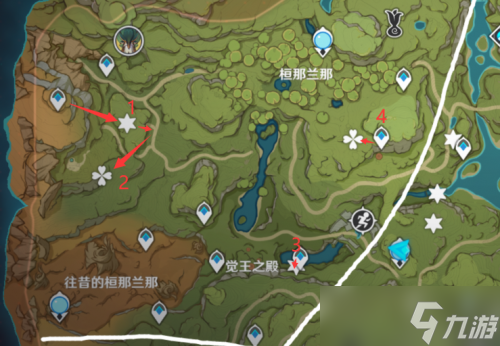 原神帮助76个兰那罗位置大全