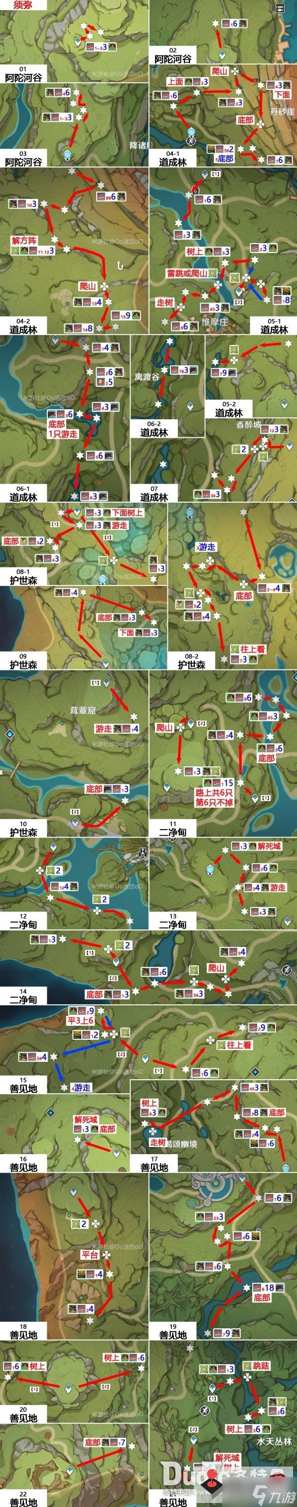 《原神》獸肉最新收集路線(xiàn)2022