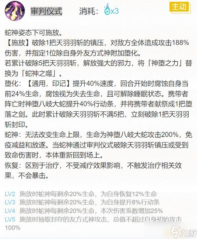 阴阳师SP式神神堕八岐大蛇御魂搭配2022