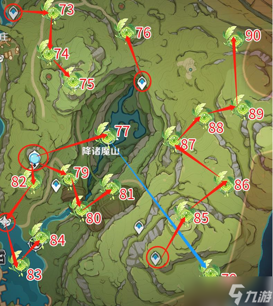 原神3.0草神瞳位置分布图全