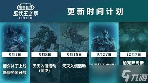 《魔兽世界》巫妖王之怒更新时间计划