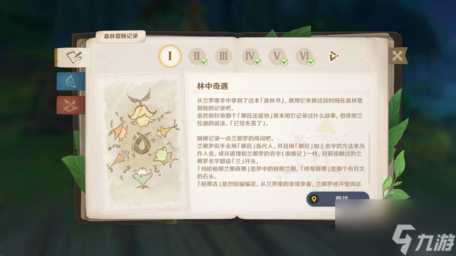 原神森林书第一章寻找维摩庄里的恶人 第一章林中奇遇攻略