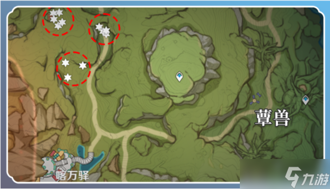 原神蕈兽孢子采集线路