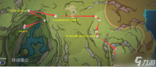 原神香辛果采集線路